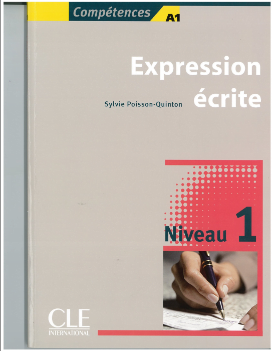 Sách Expression Écrite tài liệu học tiếng pháp cho người mới bắt đầu